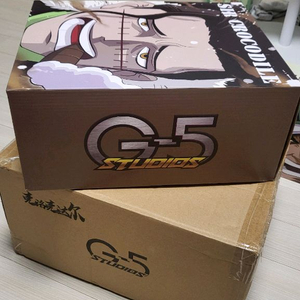 G5 스튜디오 원피스 크로커다일 레진 피규어 개봉양품