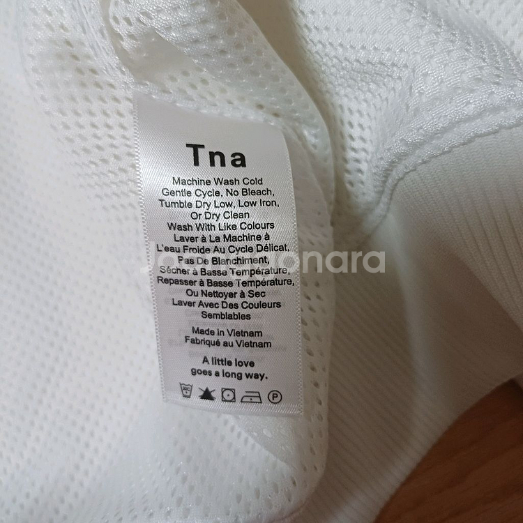 Tna 크롭 져지 집업 (택포)--5