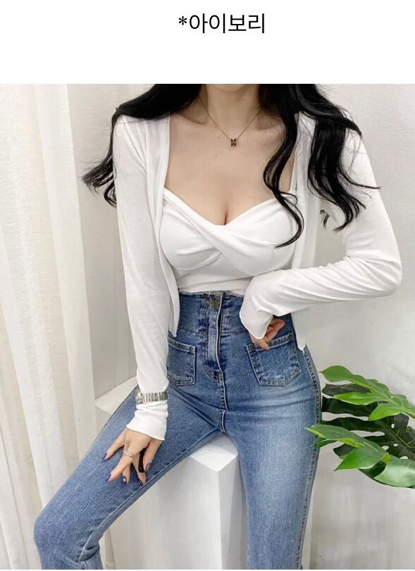 새상품/가디건세트(나시 + 가디건)--3