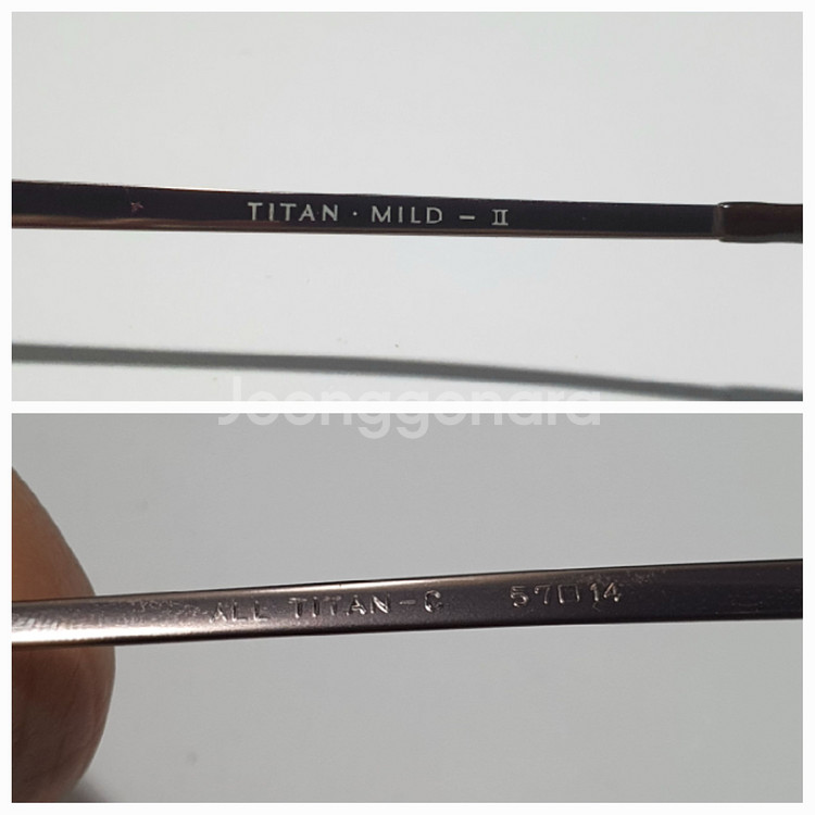 Titan mild-II 투브릿지 안경테 안경 빈티지--6