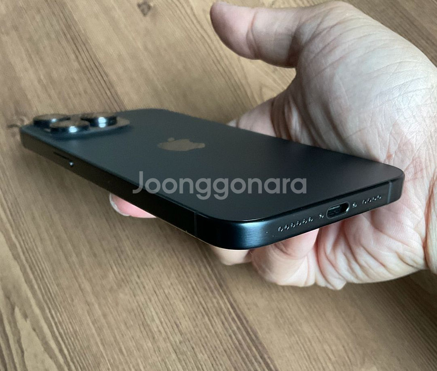 아이폰15 Pro Max 256 블랙티타늄--9
