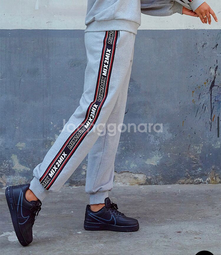 믹스투믹스 맨투맨/조거팬츠 S사이즈 (그레이)택안뗀 새--6