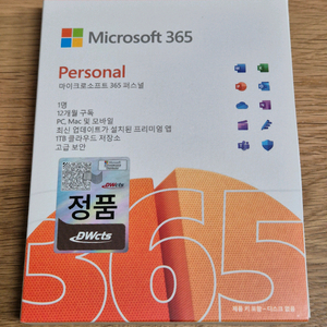 한국정품 MS 오피스 365 Personal 퍼스널 1