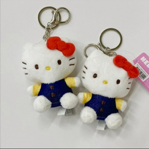 산리오 헬로키티 데님 인형 키링