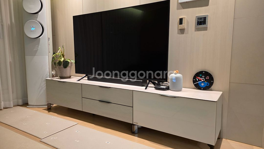 거실장 리바트 노빌레 (중앙/사이드장)--1