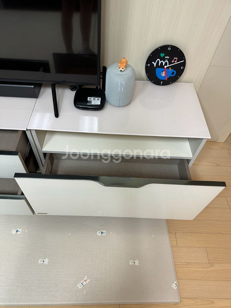 거실장 리바트 노빌레 (중앙/사이드장)--4