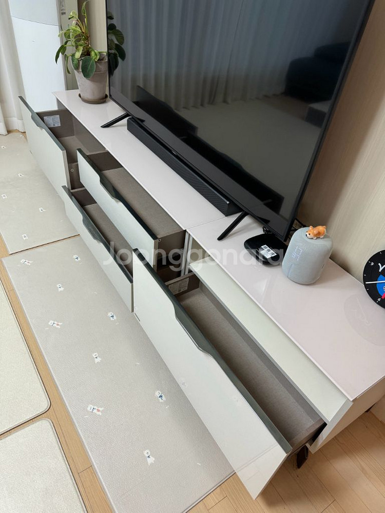 거실장 리바트 노빌레 (중앙/사이드장)--5