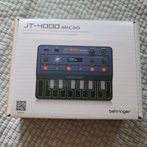 베링거 jt 4000 미니 신디사이저