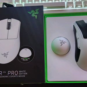 레이저 데스에더 v4 pro 화이트 마우스