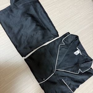 빅토리아 새틴 롱 잠옷 L