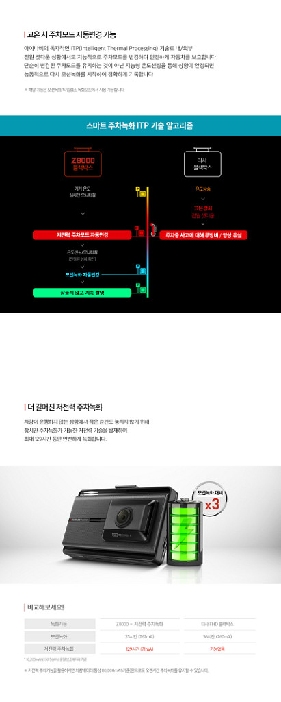 아이나비 Z8000 QHD 블랙박스(128GB,GPS)--5