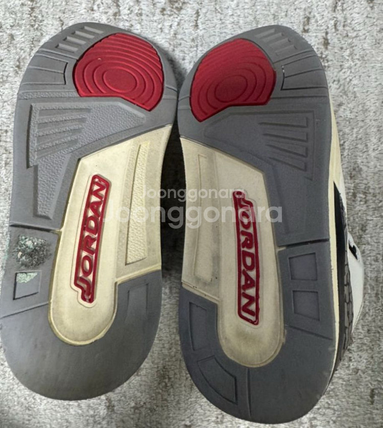 나이키 에어조던3 PS화이트시멘트리이매진드 200사이즈--4