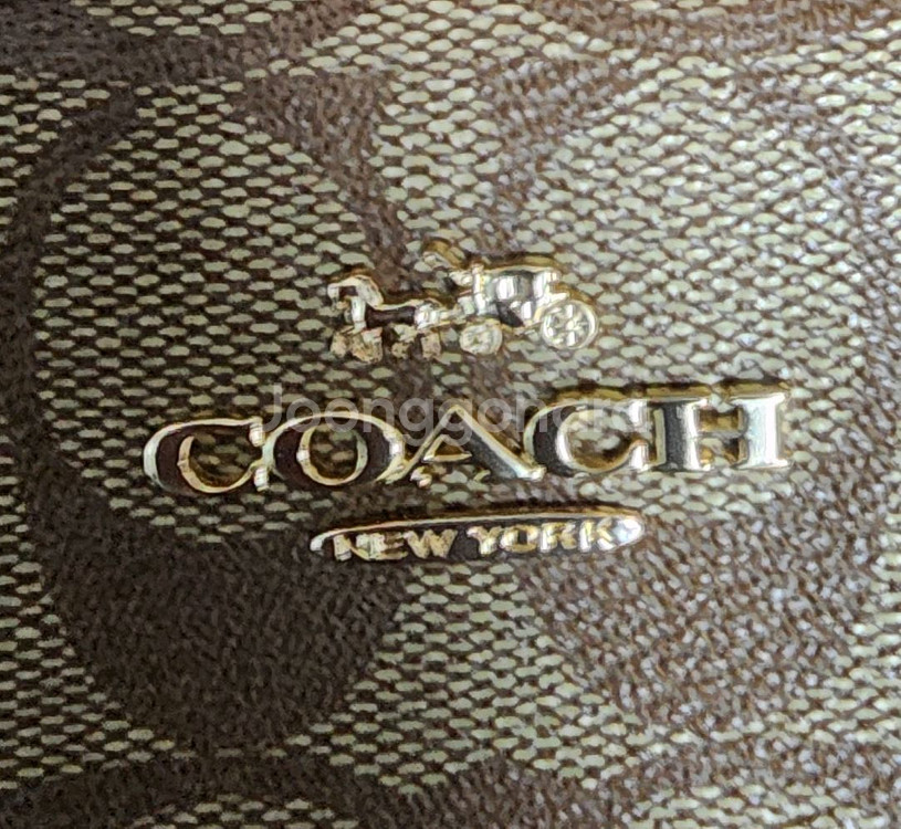 코치 시그니처 체인 미니 크로스백-정품--4