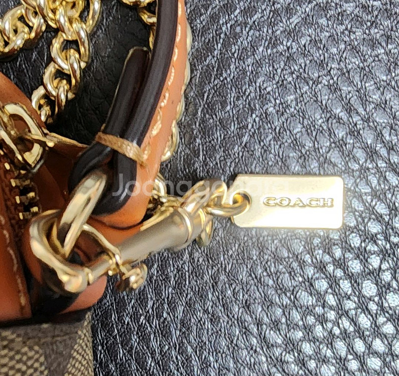 코치 시그니처 체인 미니 크로스백-정품--5
