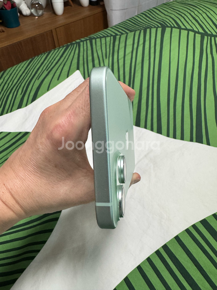 아이폰 15 플러스 256GB 민트그린--3