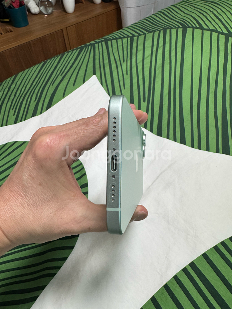 아이폰 15 플러스 256GB 민트그린--2
