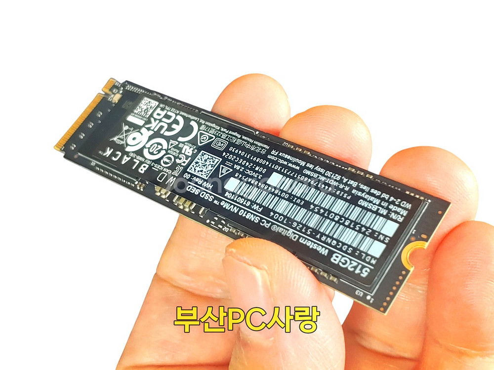 미사용 WD BLACK SN810 512GB SSD--2