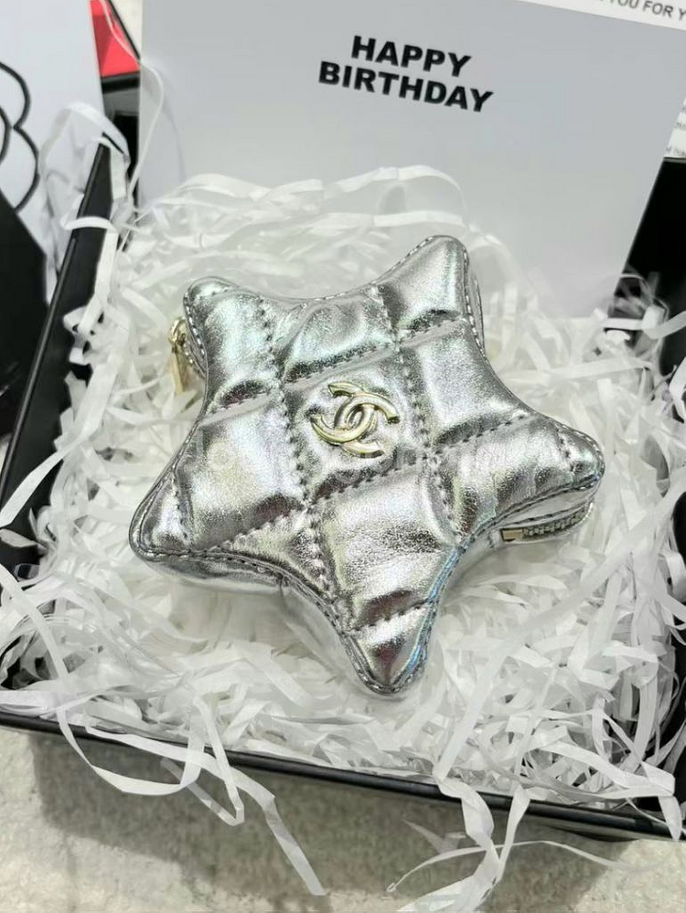 샤넬 스타 별가방 미니백 램스킨 코인펄스 세트--3