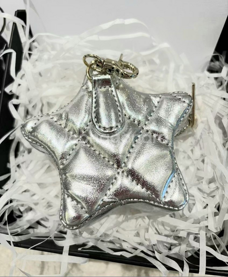 샤넬 스타 별가방 미니백 램스킨 코인펄스 세트--5