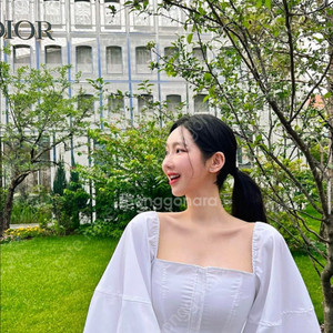 더요니아 블라우스 흰,하늘 S 완전새거 일괄