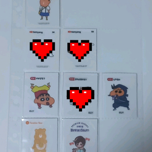 짱구 띠부씰 교환 또는 판매합니다