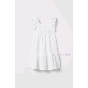 자라 프릴코튼아일렛레이스자수면원피스 13-14세(XS)