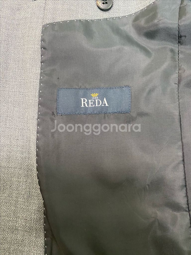 [판매] BON REDA원단 그레이 쓰리피스 수트 셋업--3