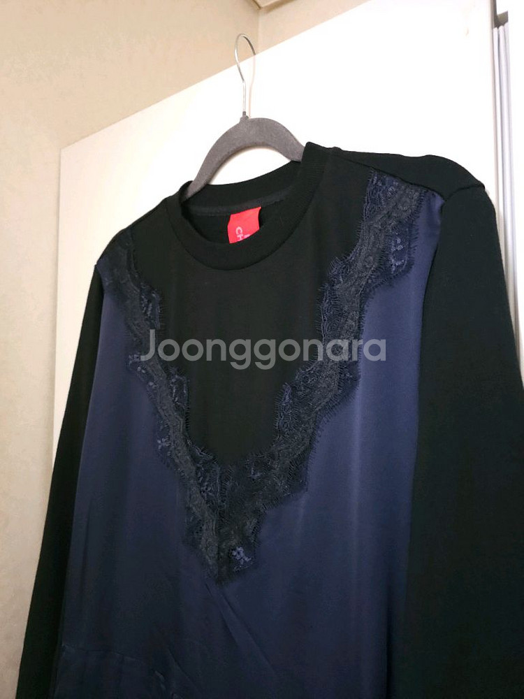 럭키슈에뜨 레이스장식 롱원피스--1