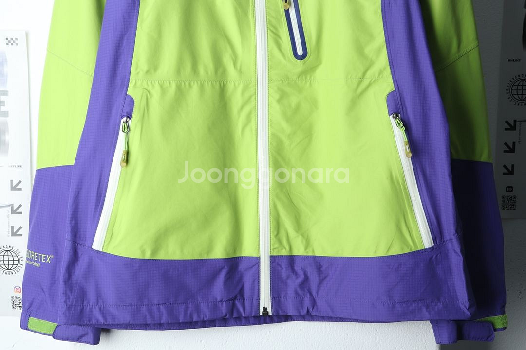 W(L) 몽벨 집업 바람막이 점퍼자켓 고어텍스 나일론--3