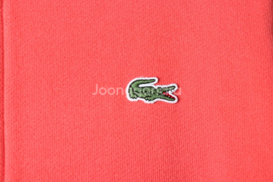 W(L) 라코스테 후드집업 핑크 면--4