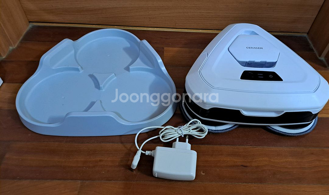 쎄라젬 로봇 쓰리핀 물걸레 청소기(4회사용)--2