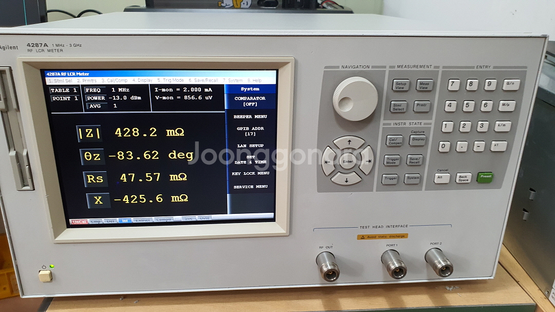 애즐런트 RF LCR Meter 4287A--8