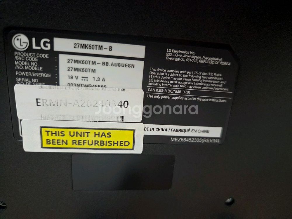 LG 27MK60TM27인치 IPS 모니터 2024년식--1