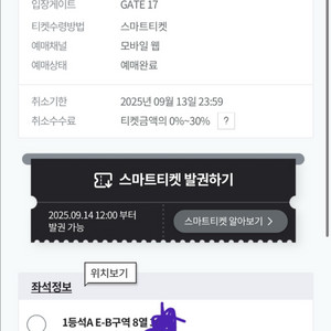 아이콘매치day2 1등석a (e-b/ 8열!!)