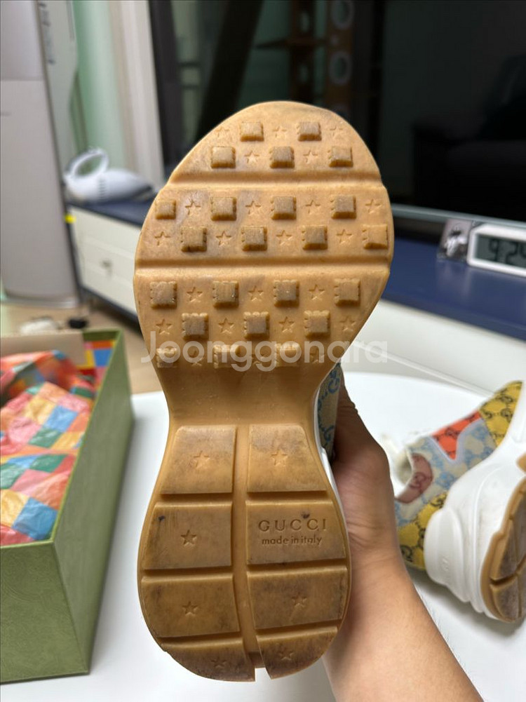 (정품)구찌 롸이톤 스니커즈 멀티컬러 265--4
