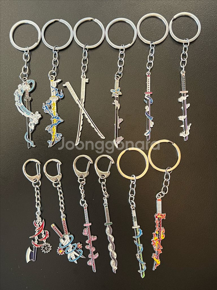 귀멸의 칼날 일륜도 키링 메박아님--1