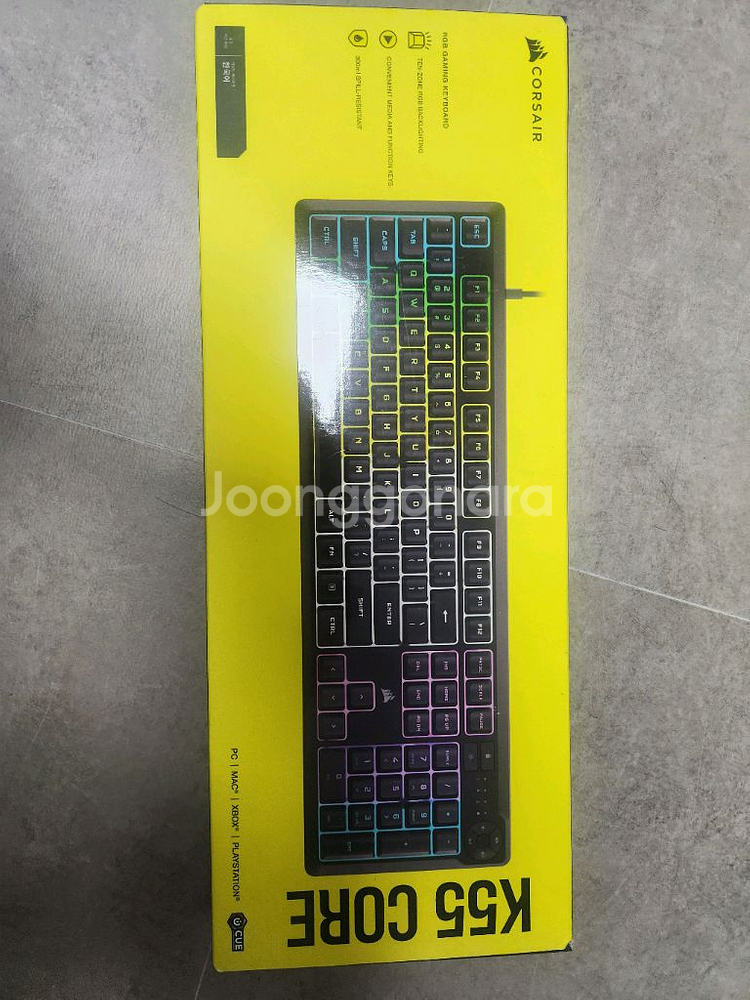 커네어 K55 CORE RGB 키보드 미개봉--0