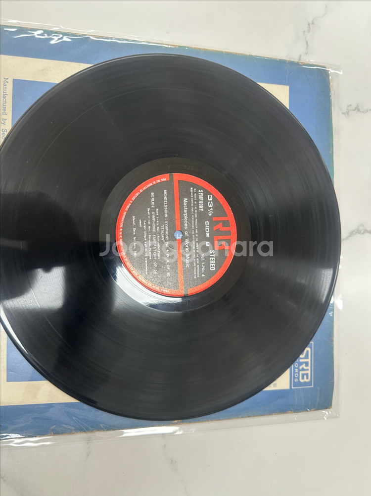 멘델스존 & 베를리오즈 교향곡 LP (1971년 서라벌--3