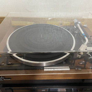 Sansui FR-2060 턴테이블 커버, 바늘 없음
