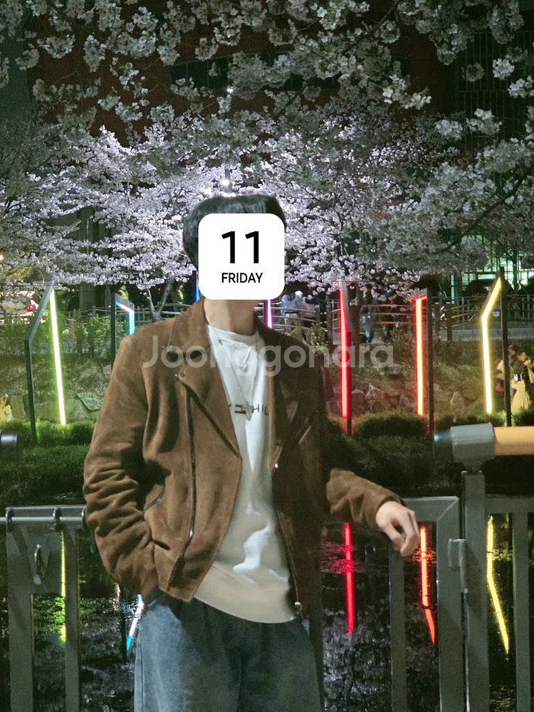 T.I FOR MEN 가죽 자켓 XL (우도환자켓)--0