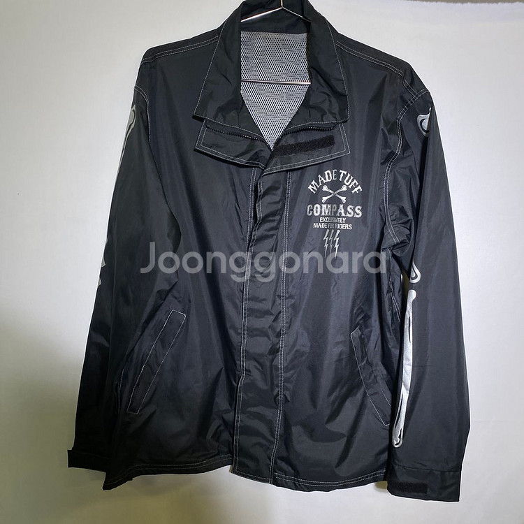 L)해골 프린팅 우의 자켓--1