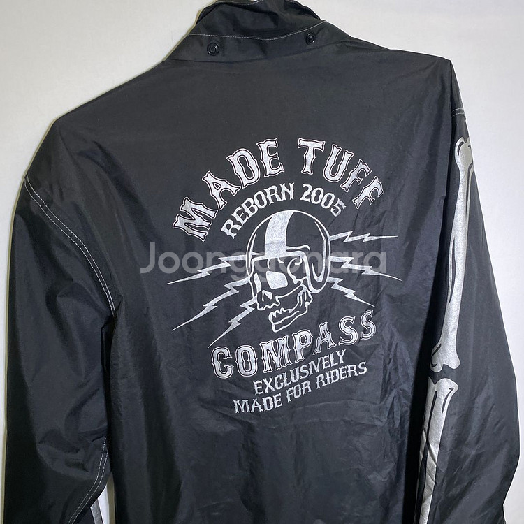 L)해골 프린팅 우의 자켓--5