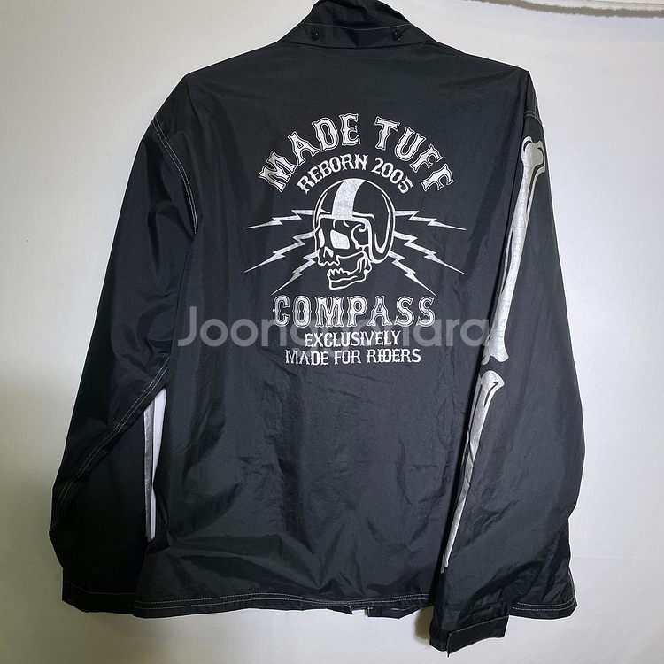 L)해골 프린팅 우의 자켓--4