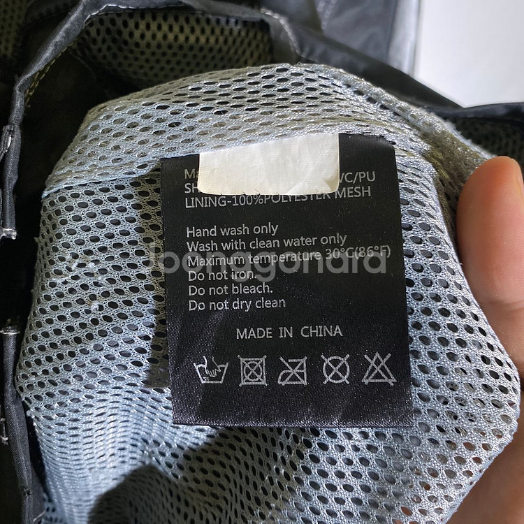 L)해골 프린팅 우의 자켓--2