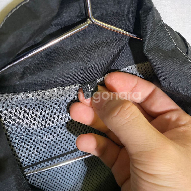 L)해골 프린팅 우의 자켓--3