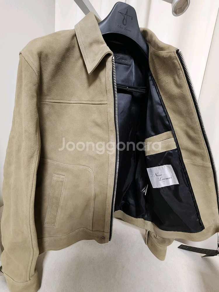 느와르라르메스 스탠다드 스웨이드 자켓 48사이즈--7