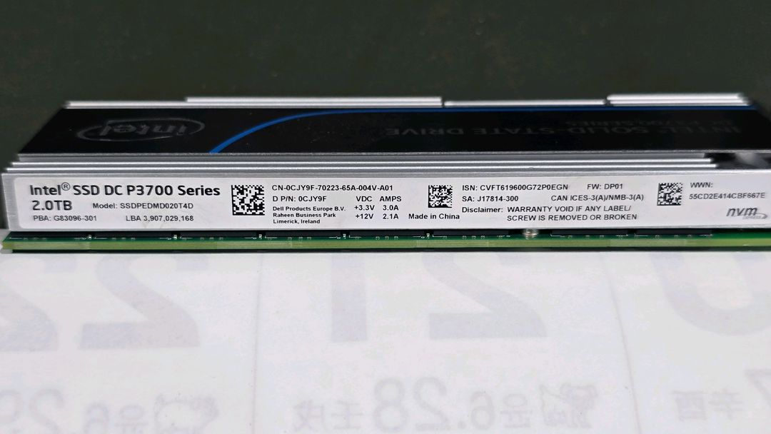 인텔 DC P3700 SERIES SSD 2TB 외 기타--2