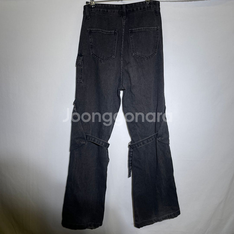 XS)CIDER 여성 카고 데님 팬츠 청바지--4