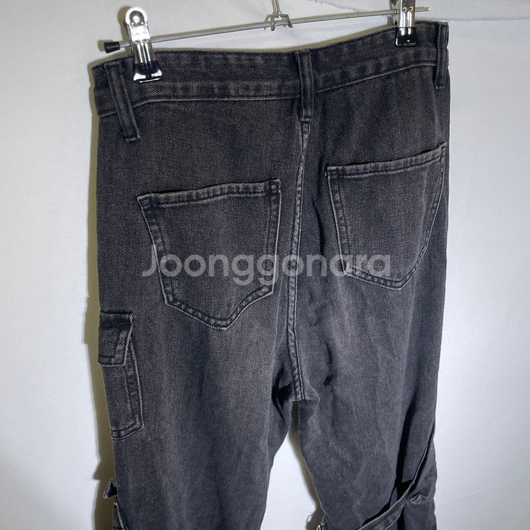 XS)CIDER 여성 카고 데님 팬츠 청바지--3