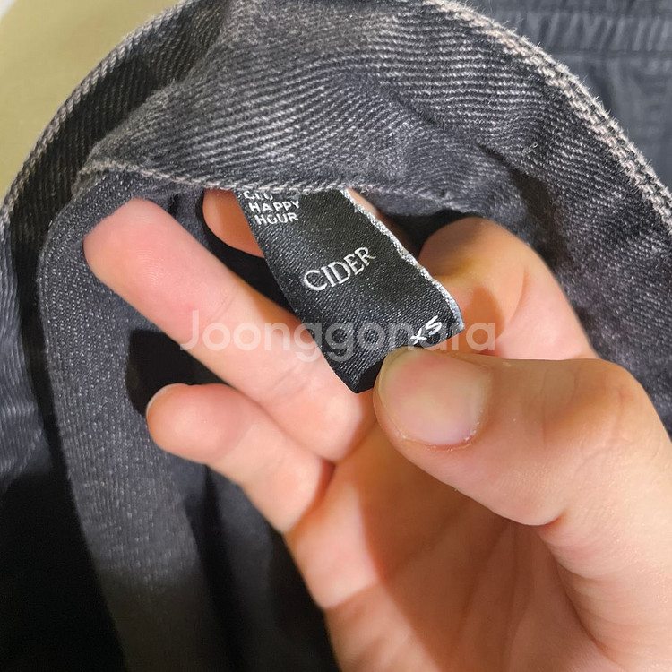 XS)CIDER 여성 카고 데님 팬츠 청바지--6